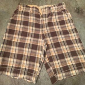 EUC, Men's Vintage Plaid Shorts, Size 34